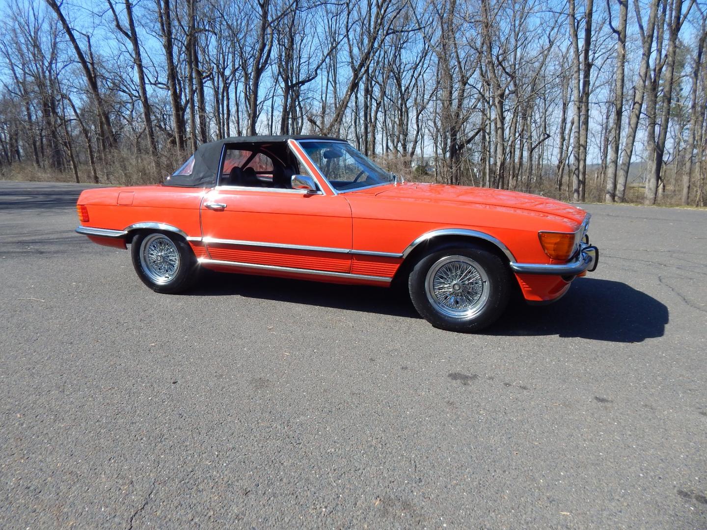 1972 Signal Red /Black Leather Mercedes-Benz 450SL 450SL (10704412000) with an 4.5L V8 engine, Automatic transmission, located at 6528 Lower York Road, New Hope, PA, 18938, (215) 862-9555, 40.358707, -74.977882 - Here we have a beautiful 1972 Mercedes 450SL. Options include: black leather, hard top and soft top, AM/FM/TAPE radio, parking lights, VDO Klenzle clock, Berger Mangel stamped 15 inch wheels with 4 Kelly Navigator 800S tires. This vehicle comes with a car cover and a list of records of work done to - Photo#30